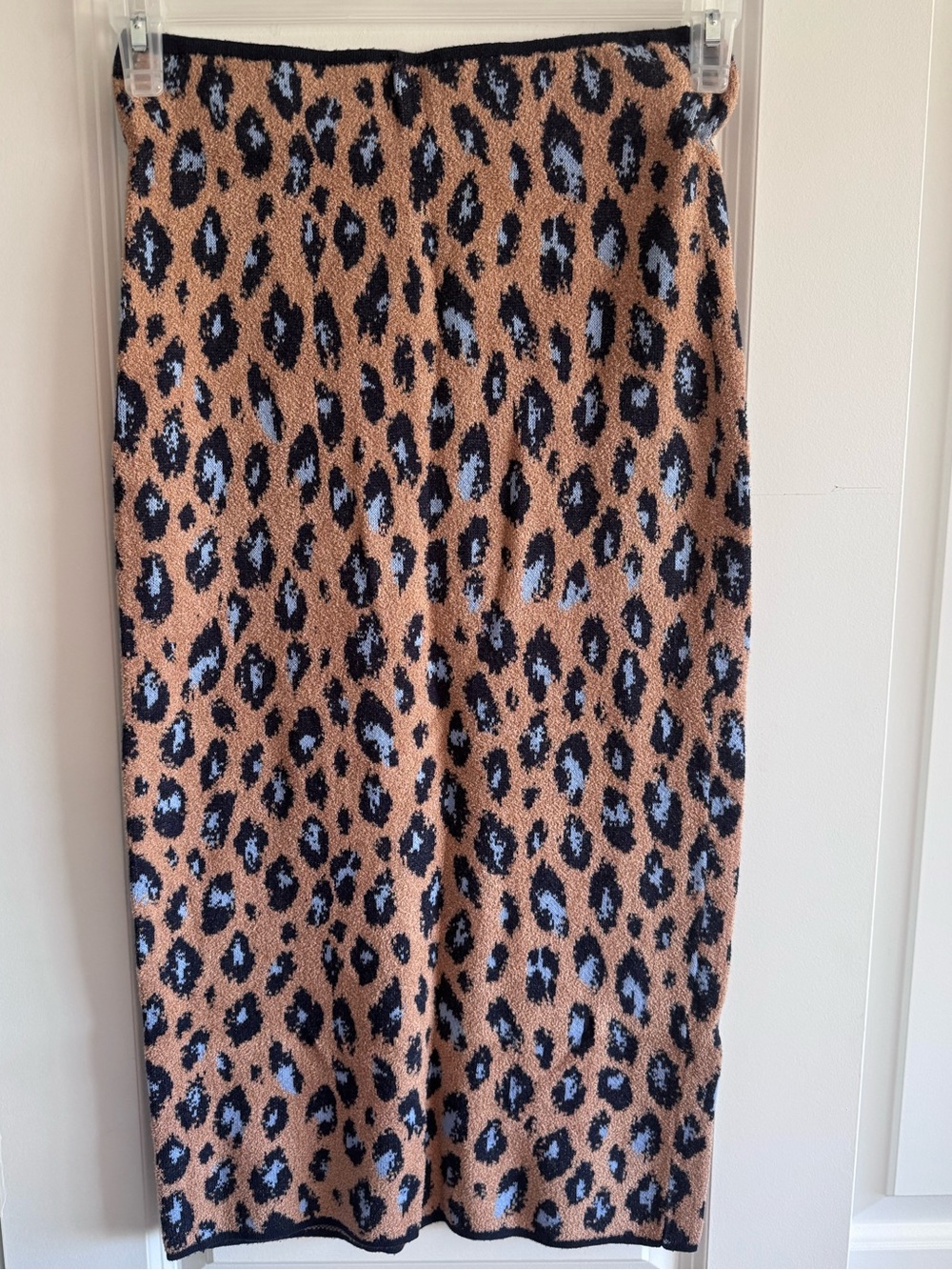 Ann Taylor Leopard Print sweater Pencil Skirt